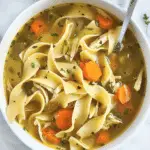 Bone Broth Chicken Noodle Soup