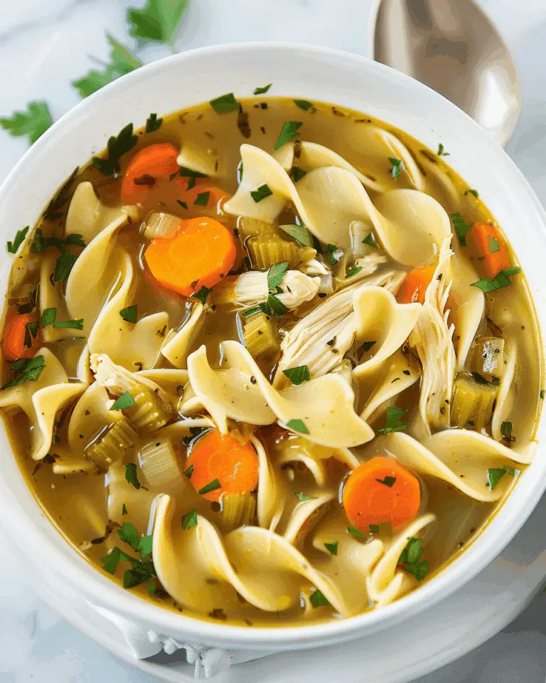 Bone Broth Chicken Noodle Soup