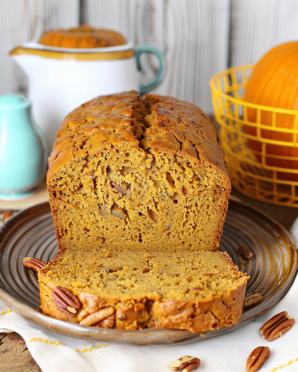 Bread Machine Pumpkin Pecan Bread