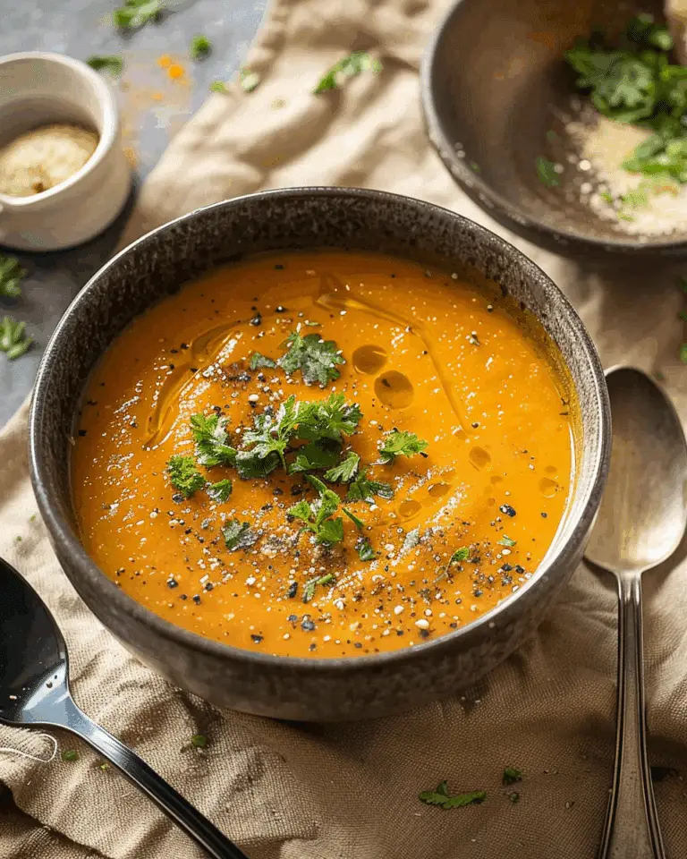 Carrot and Coriander Soup