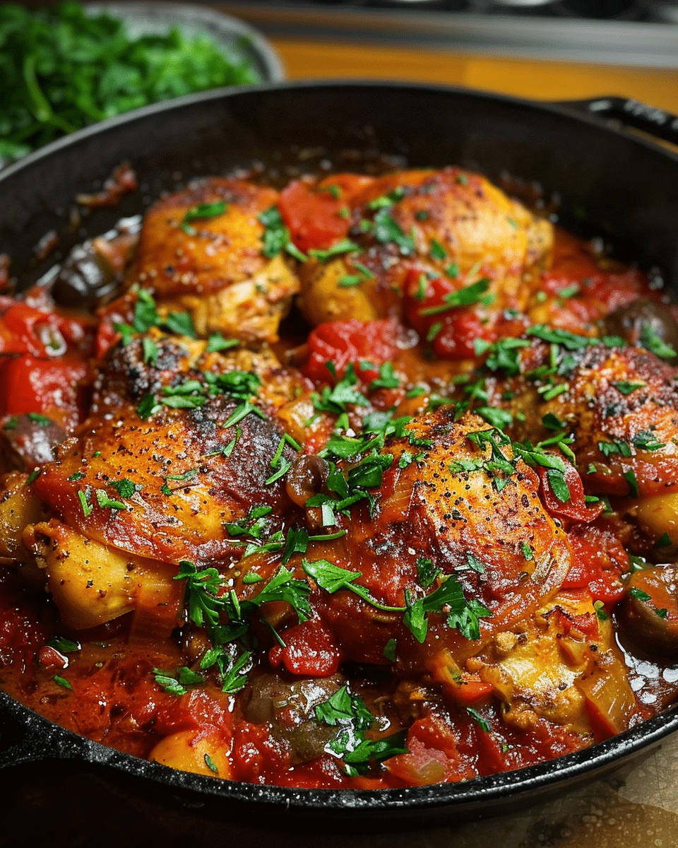 Irresistible Chicken Cacciatore
