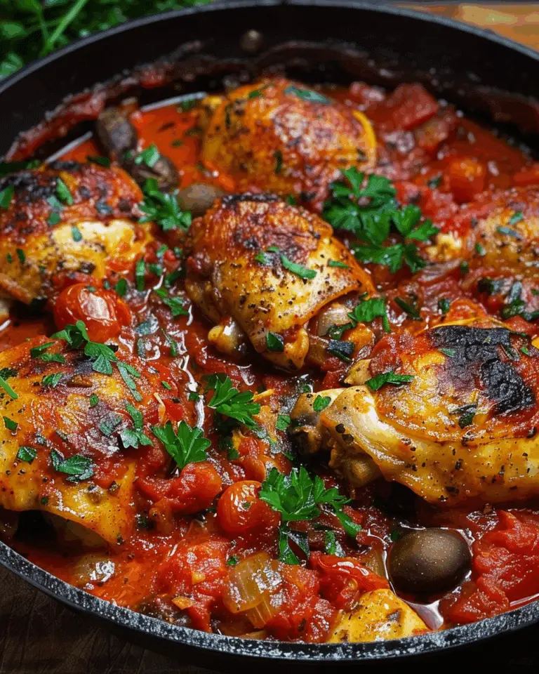 Irresistible Chicken Cacciatore