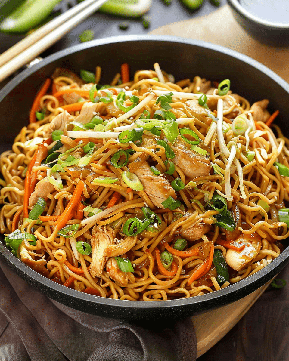 Chicken Chow Mein {Quick Recipe}