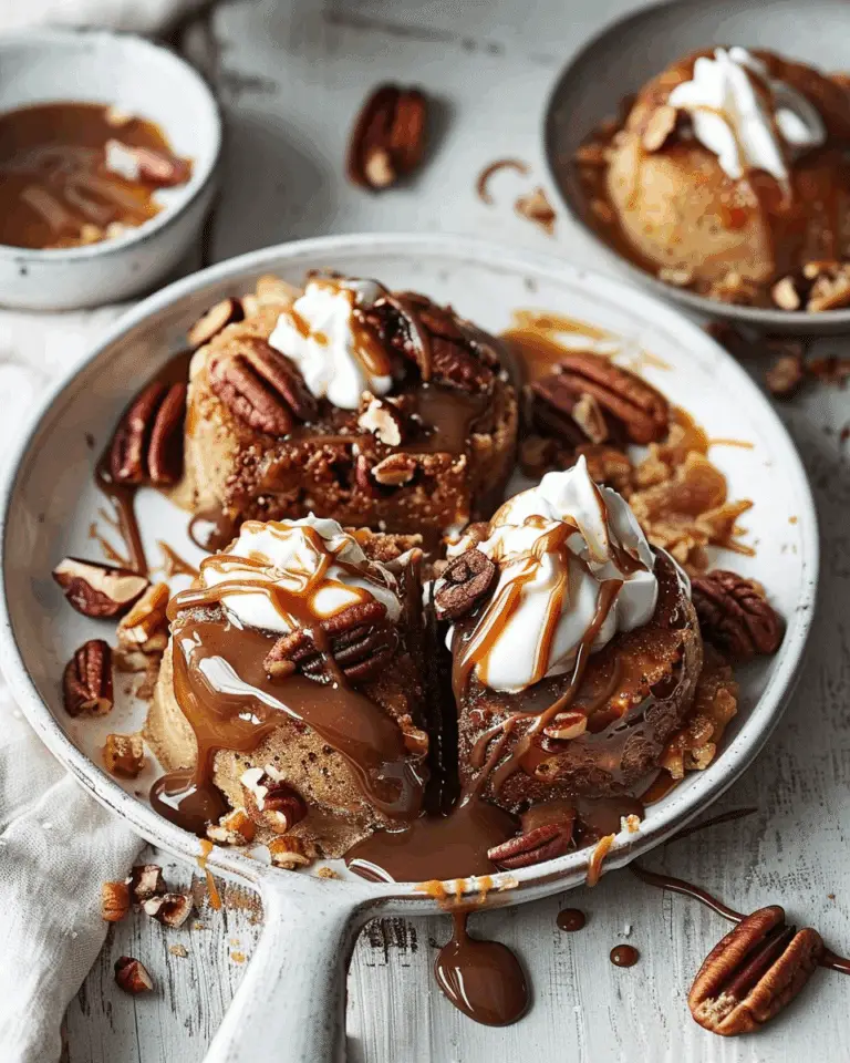 Choc, Pecan and Caramel Pikelet Pudding