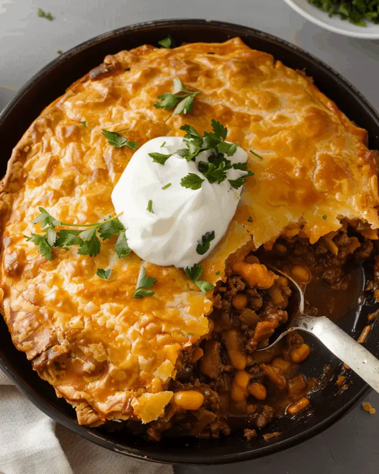 Classic Beef Tamale Pie Recipe