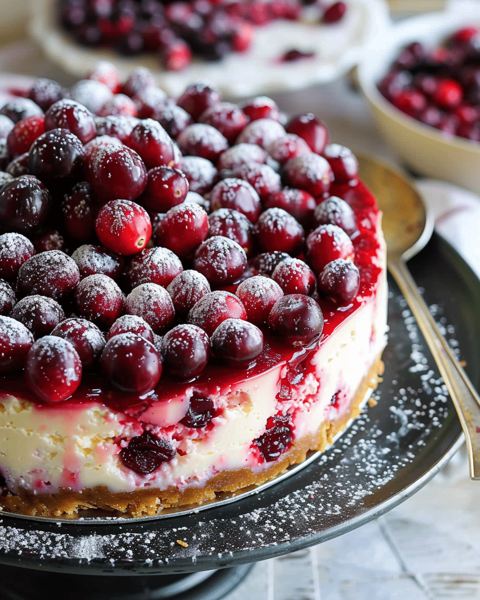 Cranberry Cheesecake