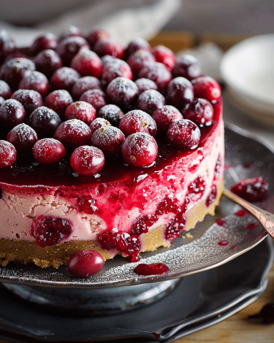 Cranberry Cheesecake
