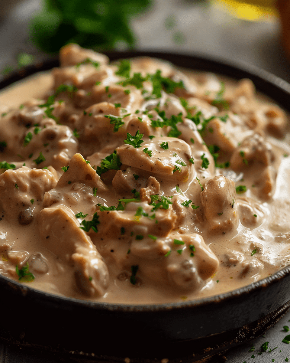 Creamy Chicken Livers Recipe