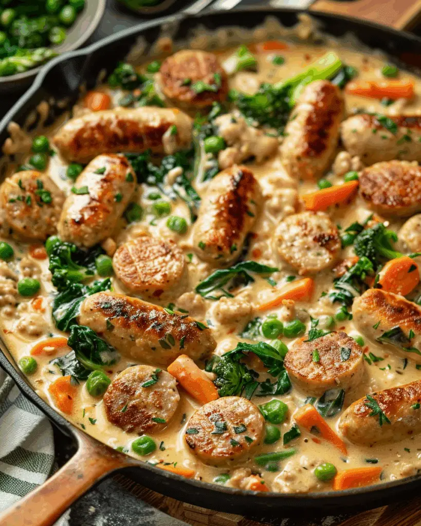 Creamy Chicken Sausage Skillet