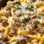Creamy High-Protein Beef Pasta