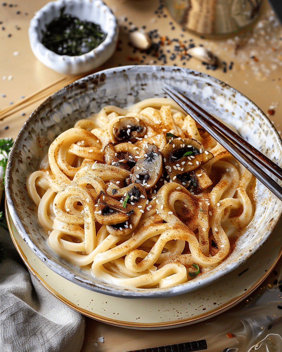 Creamy Miso Udon