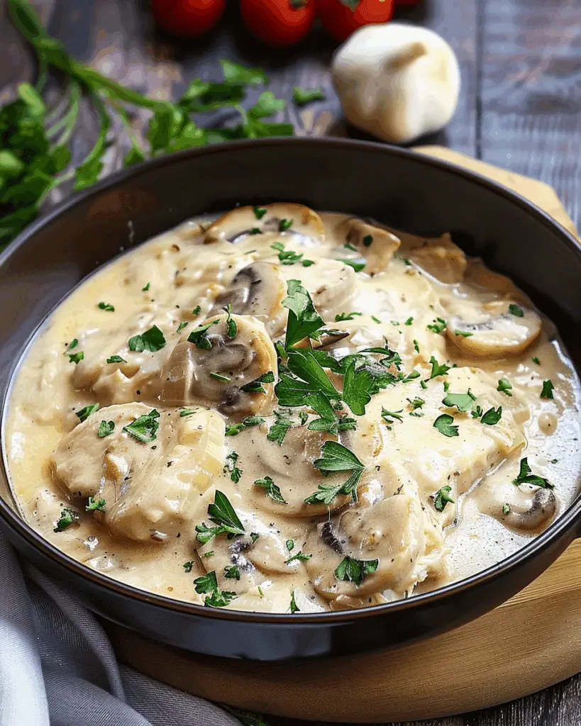 Creamy Turkey Fricassee