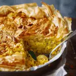 Curried Filo Pie