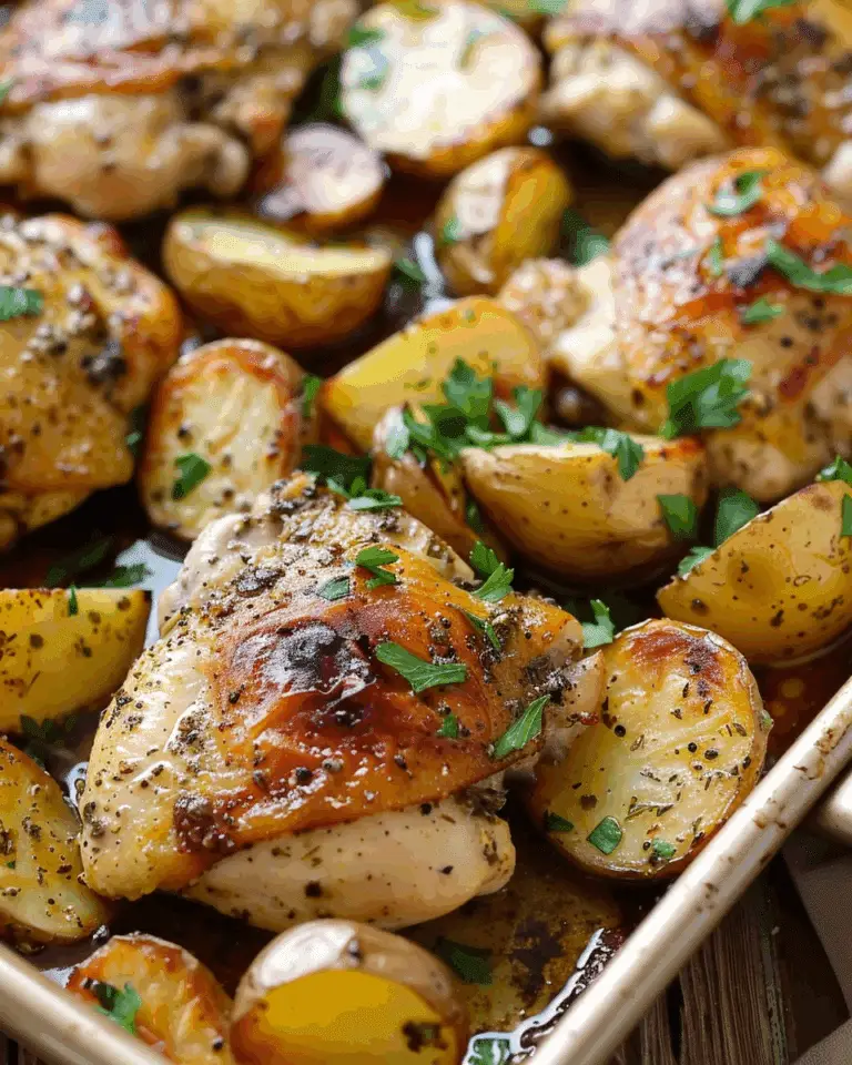 Delicious Sheet Pan Chicken and Potatoes Recipe