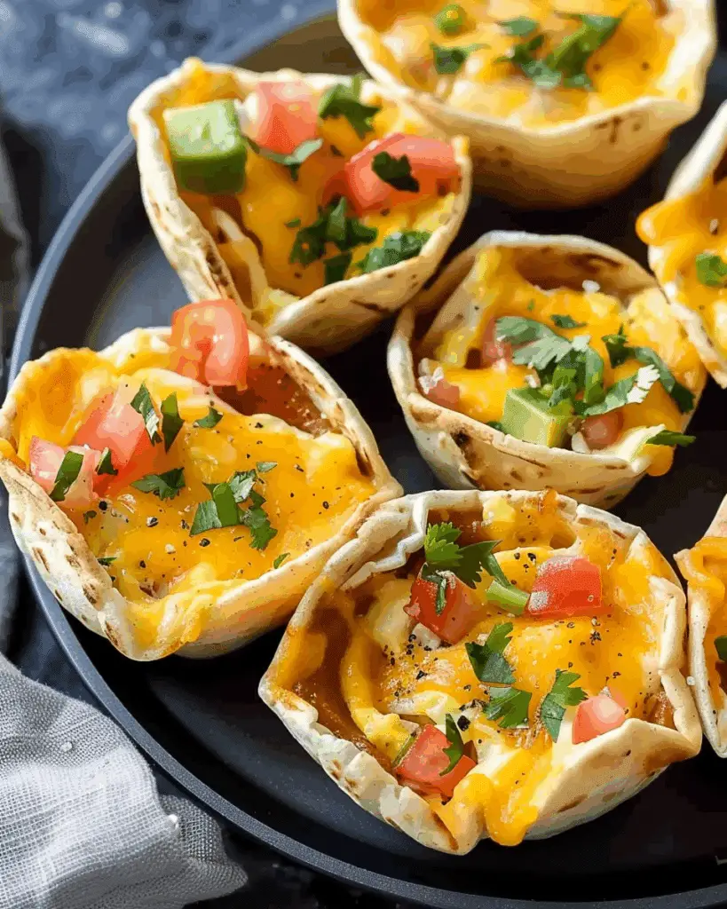 Easy Breakfast Burrito Cups