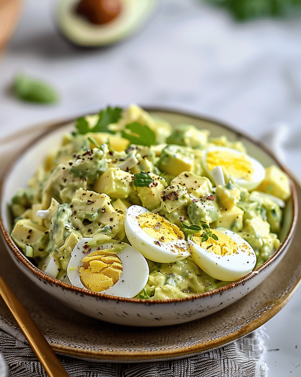 Keto Avocado Egg Salad