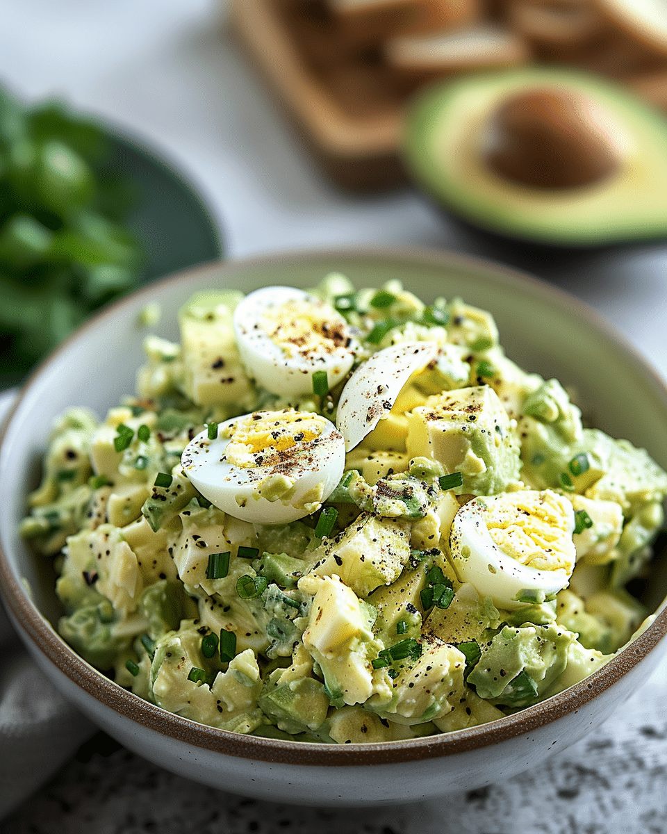 Keto Avocado Egg Salad