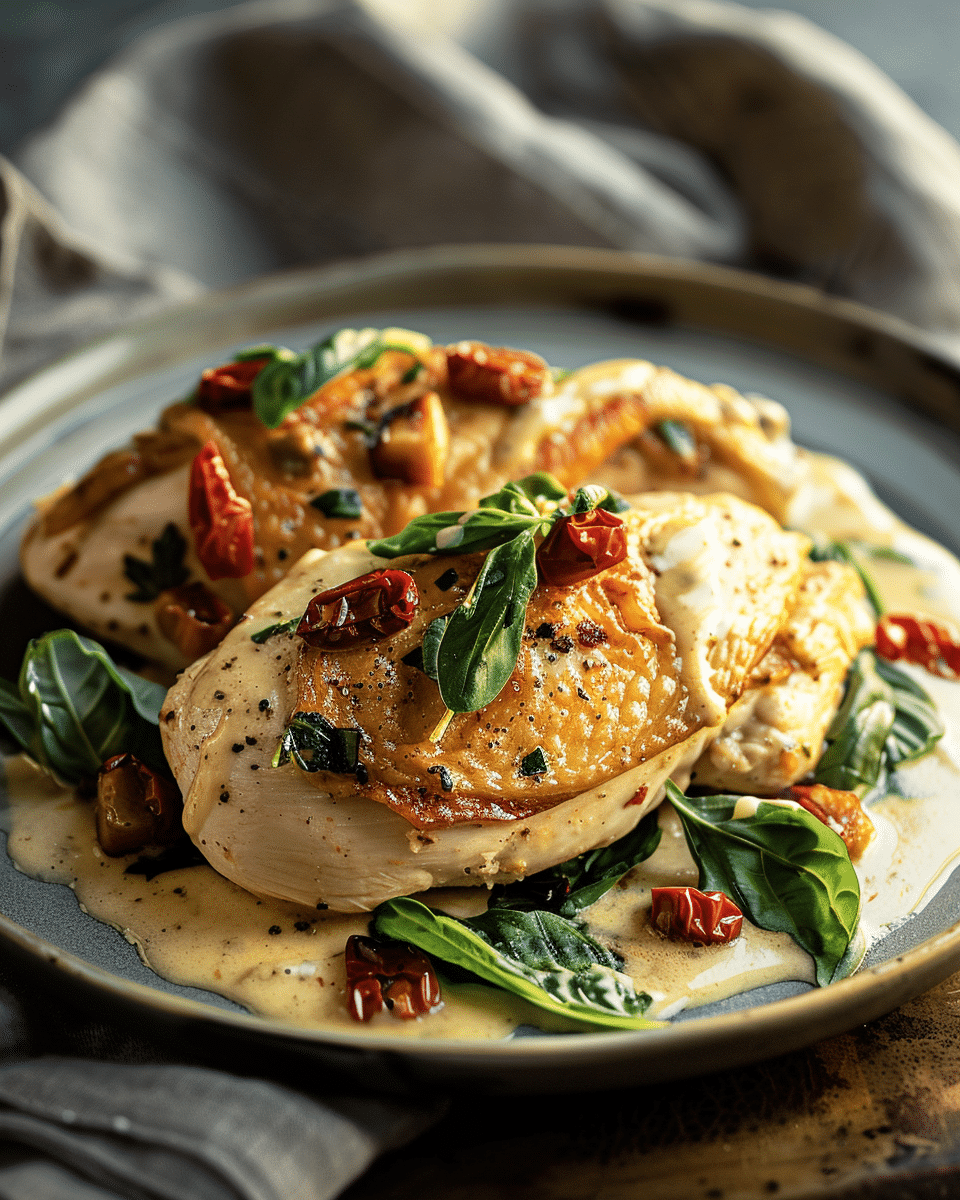 Easy Tuscan Chicken: A Creamy Culinary Delight