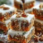 Frozen Carrot Cake Energy Bars