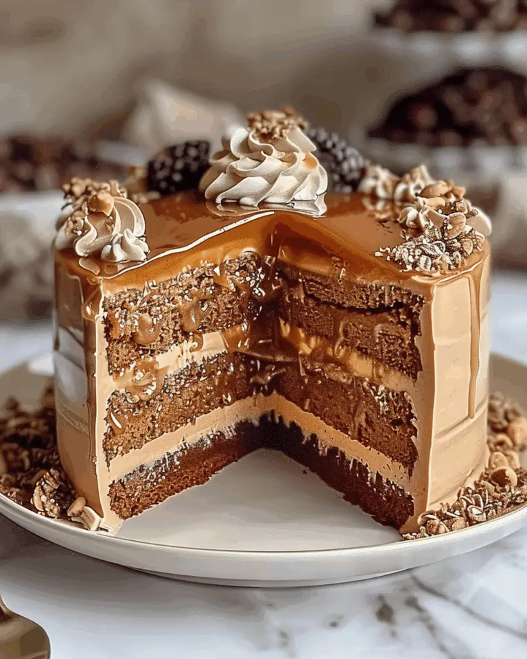 Gooey Coffee Caramel Cake for Indulgent Home Baking Bliss