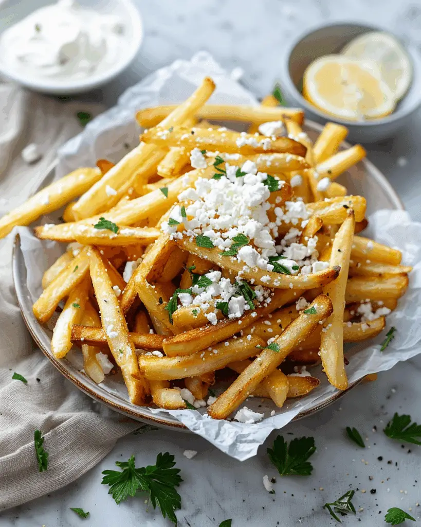 Greek Fries with Feta
