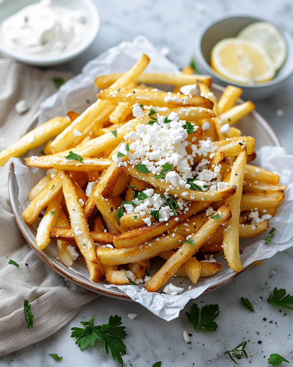 Greek Fries with Feta