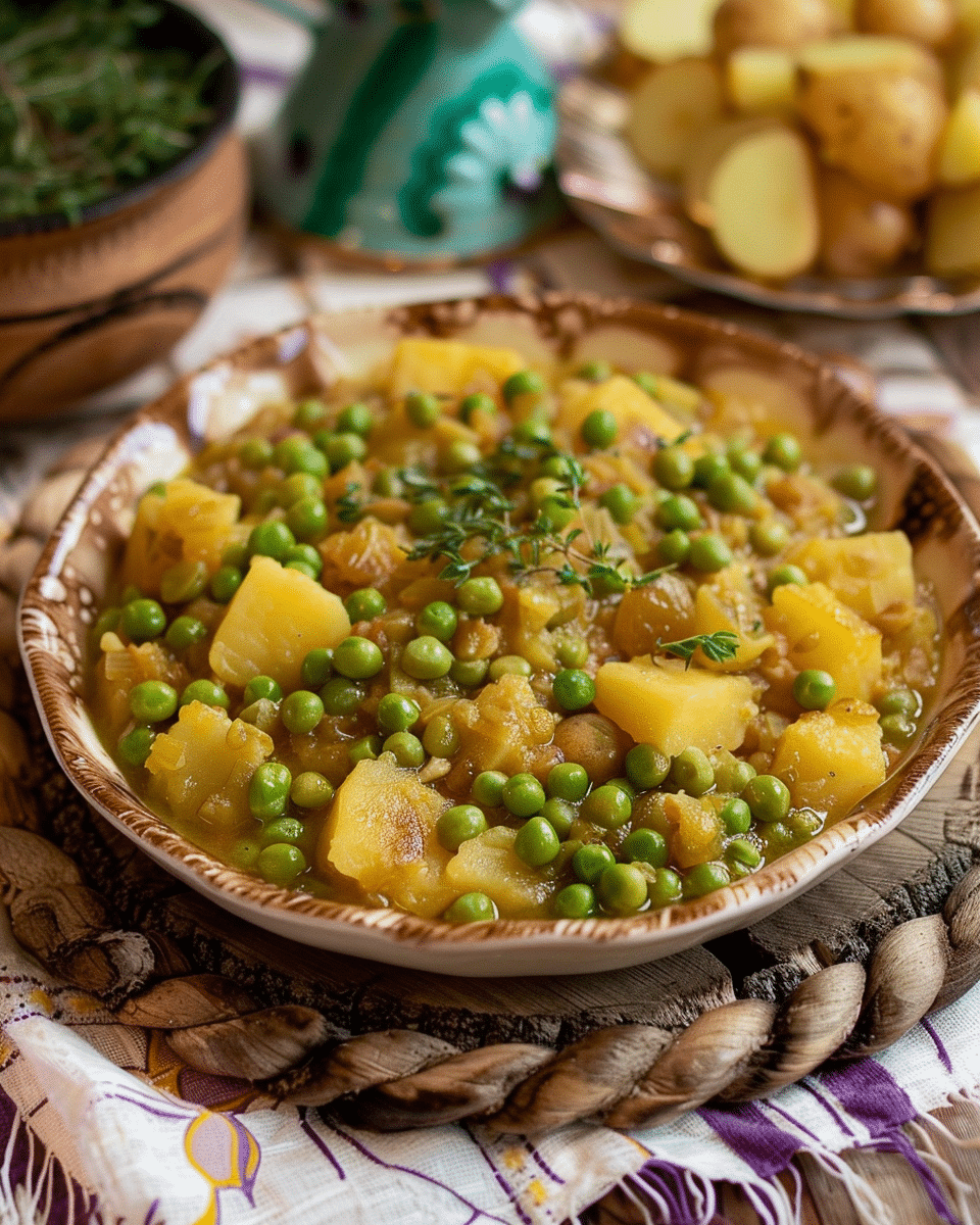 Arakas Latheros: Greek Peas & Potato Stew