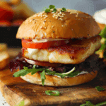 Halloumi Burger {15 Minute Meal}