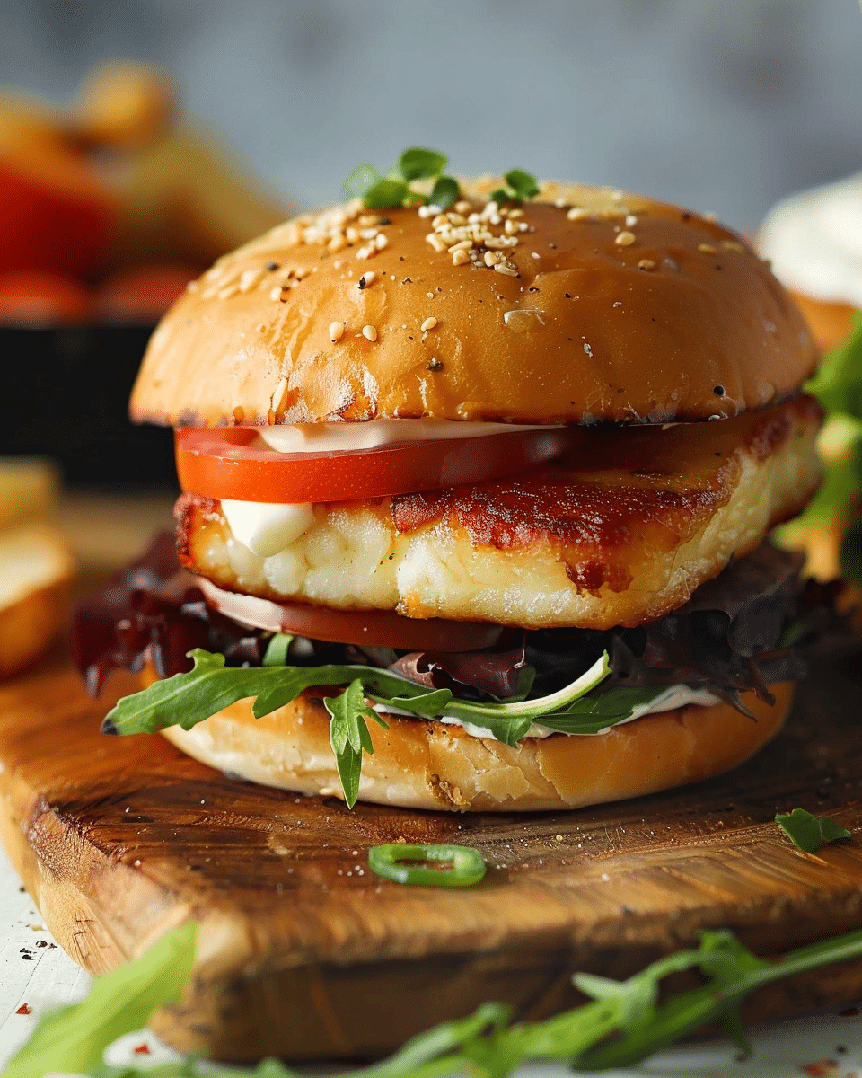 Halloumi Burger {15 Minute Meal}