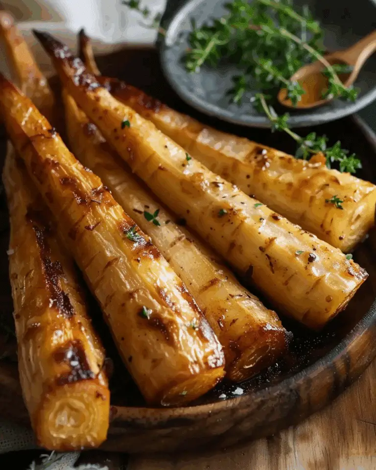 Honey Roasted Parsnips