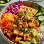 Honey & Soy Tofu Poke Bowl Recipe