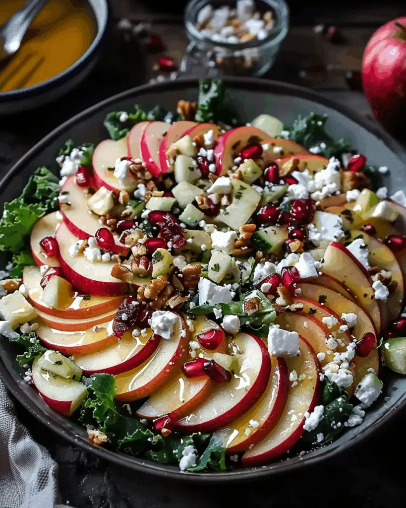 Irresistible Autumn Harvest Honeycrisp Apple and Feta Salad to Brighten Your Table