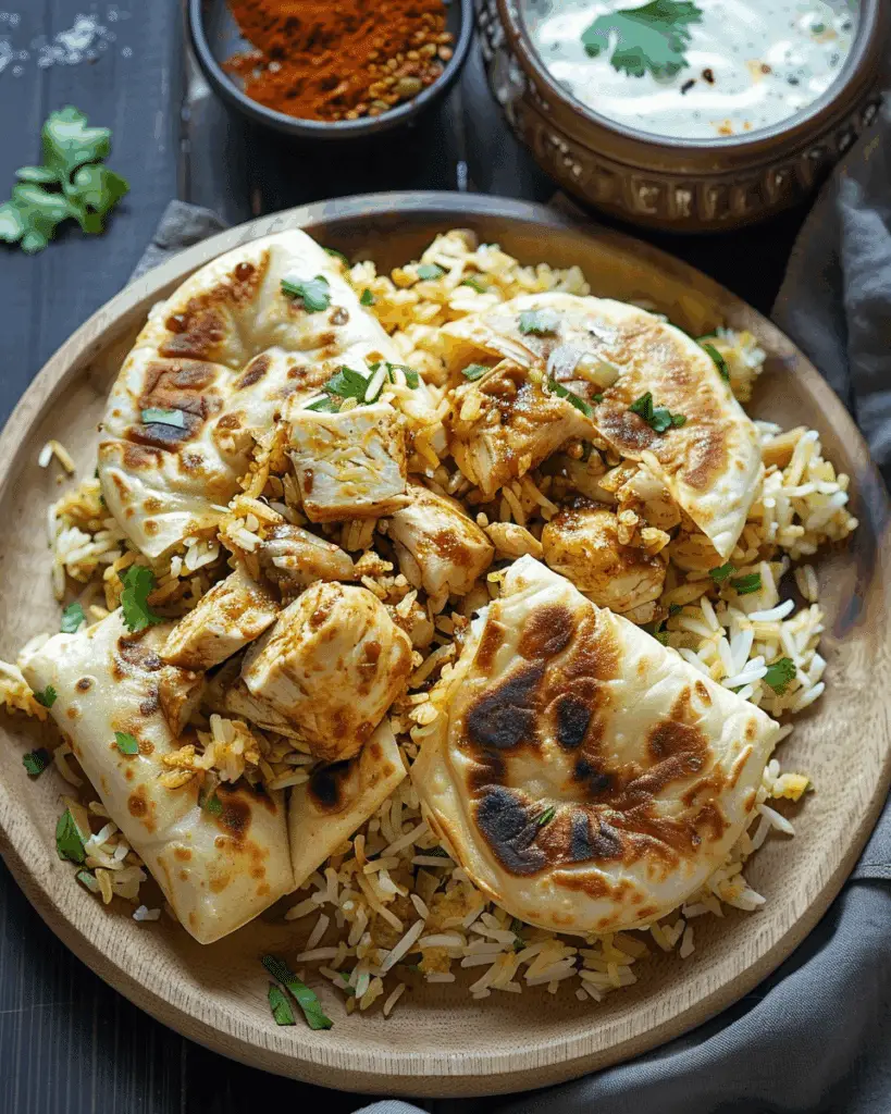 Irresistible Msmen Filled with Chicken and Spices for Comfort