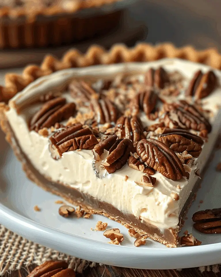 Irresistible No-Bake Keto Pecan Cream Pie – Sugar-Free Delight