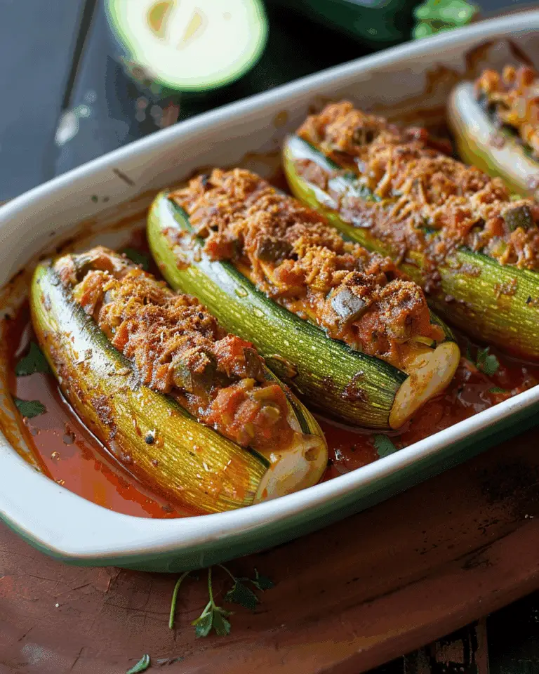 Kabak Dolmasi – Turkish Stuffed Zucchini