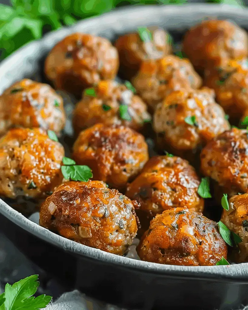 Keto Sausage Balls: The Perfect Low-Carb Snack Delight