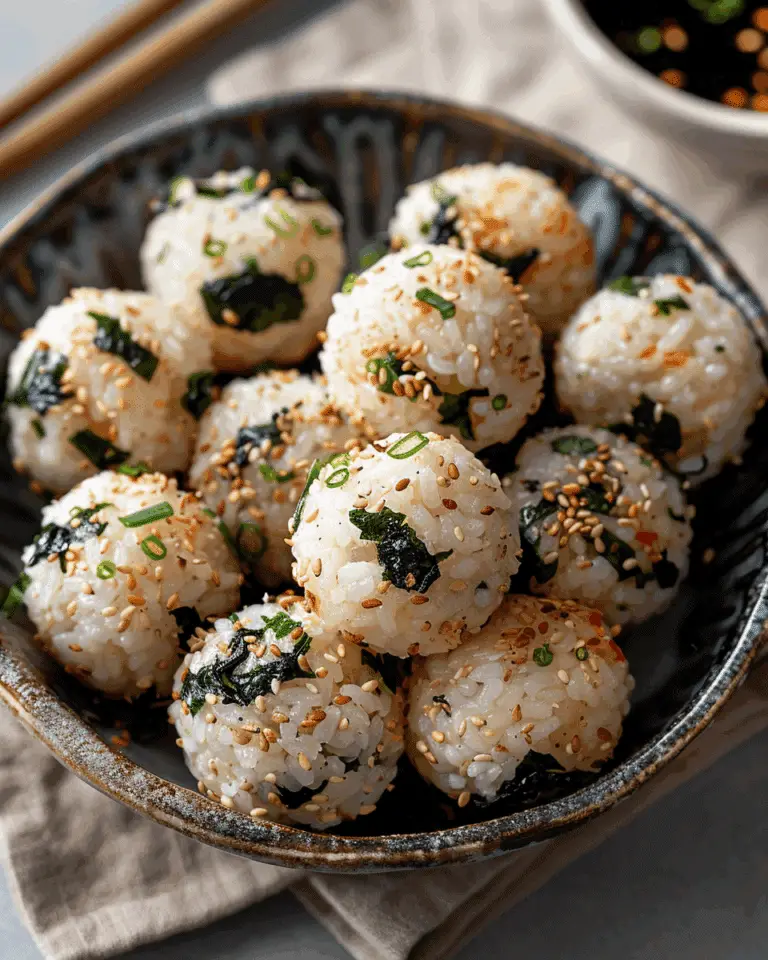 Korean Rice Balls (Jumeokbap)