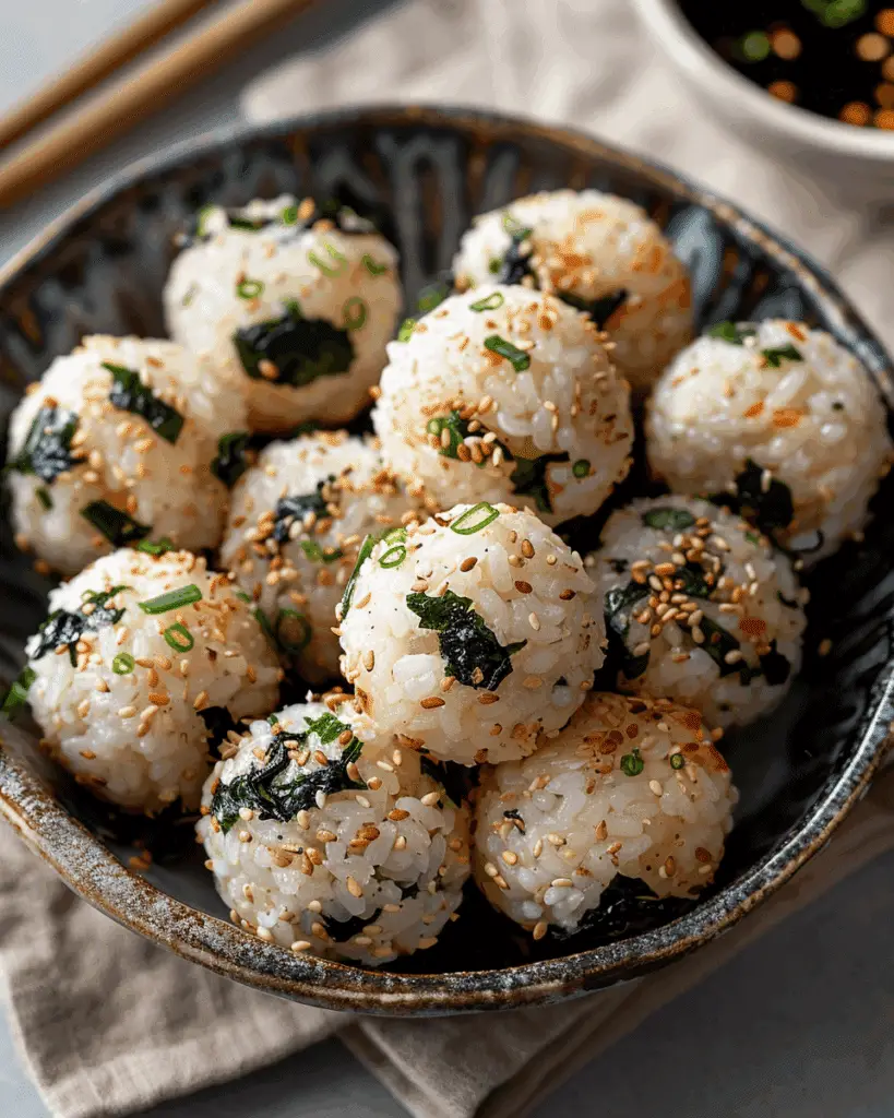 Korean Rice Balls (Jumeokbap)