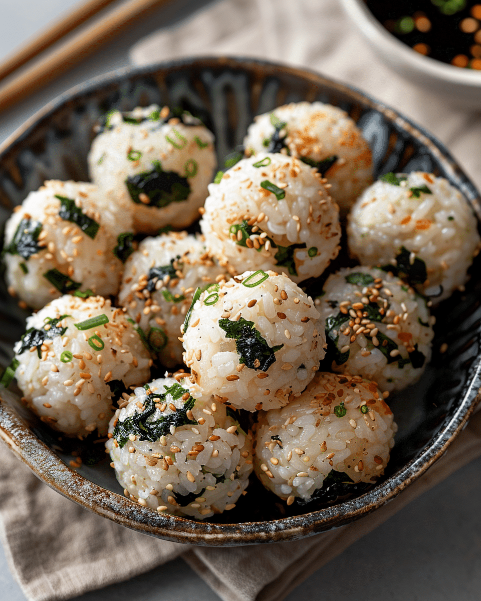 Korean Rice Balls (Jumeokbap)