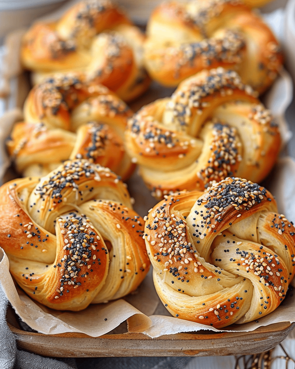 Lemon Cardamom Poppy Seed Twists