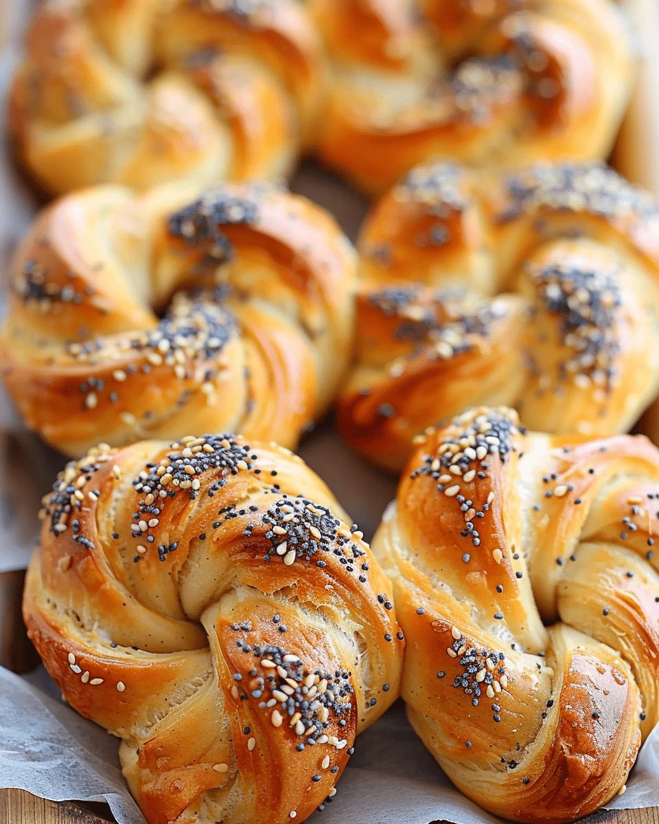 Lemon Cardamom Poppy Seed Twists