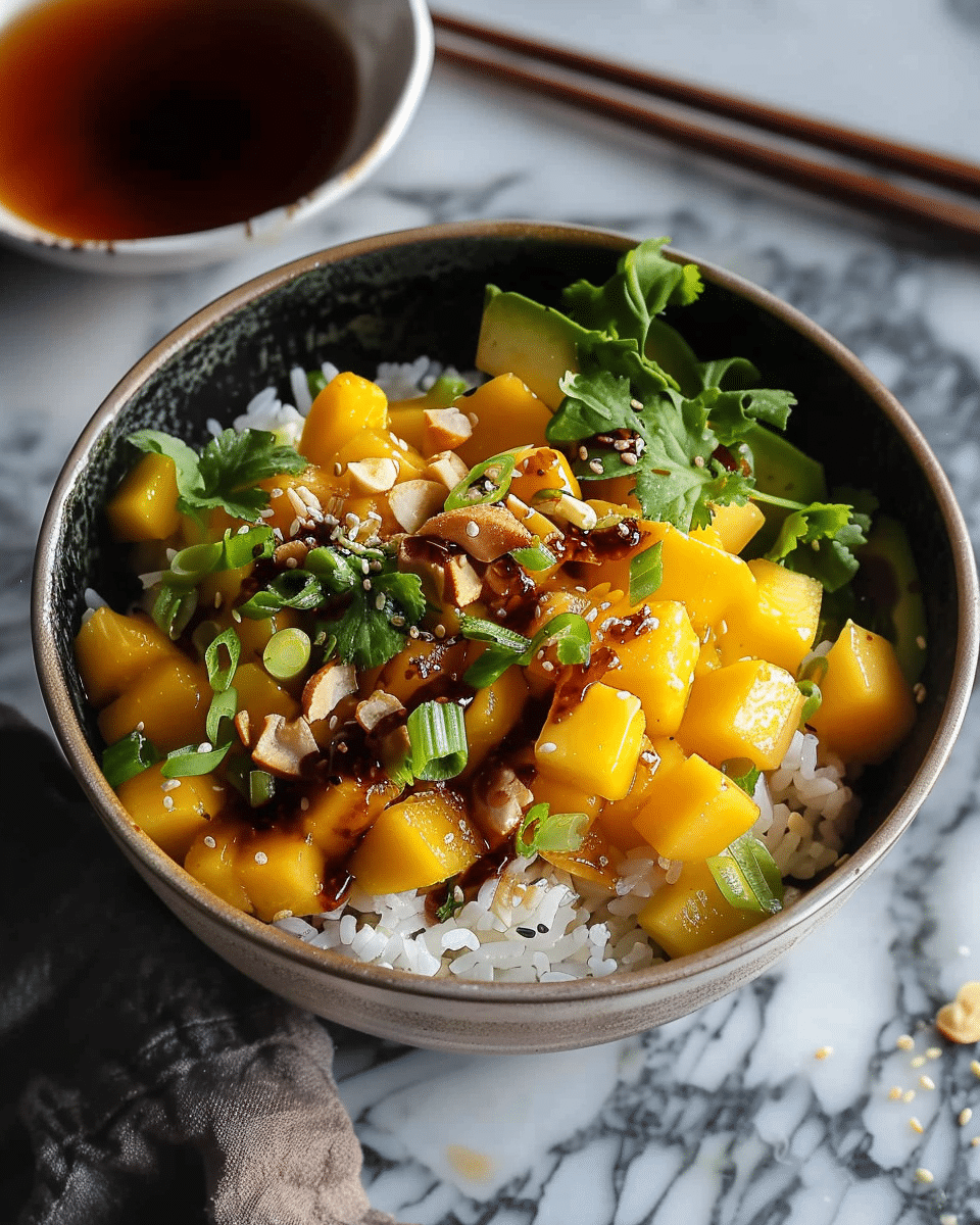 Mango Ginger Rice Bowl