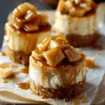 Mini Caramel Apple Cheesecakes