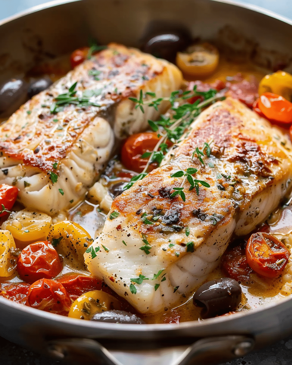 One-Skillet Fish Provençal