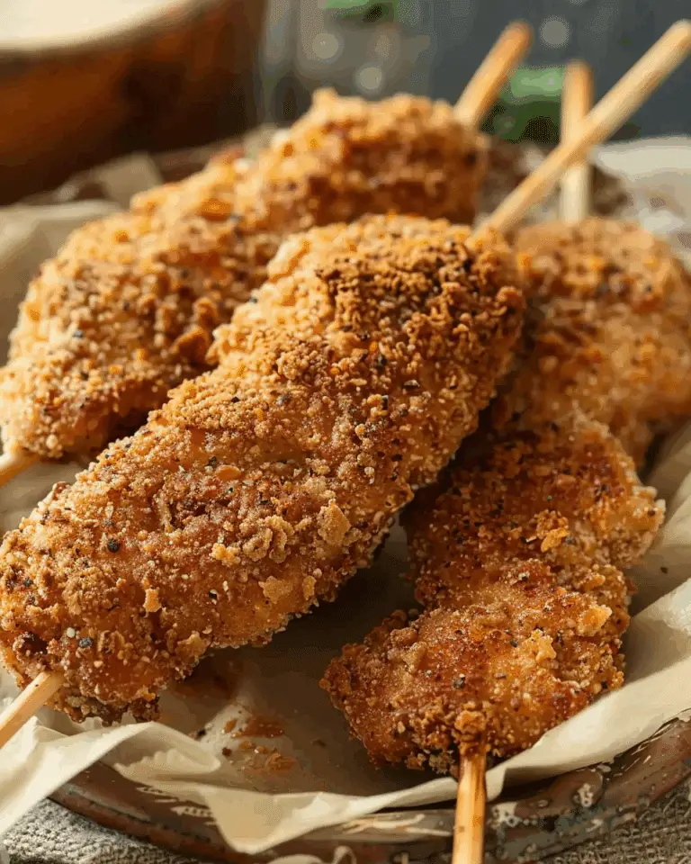 Oven-Fried Chicken on a Stick