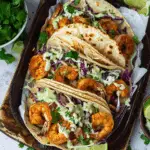 Prawn Tacos with Zesty Dressing