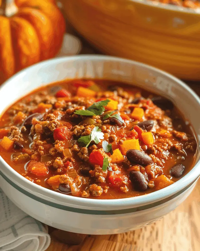 Pumpkin-Infused Chili con Carne