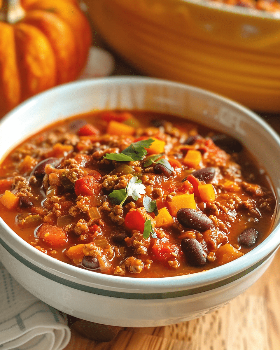 Pumpkin-Infused Chili con Carne