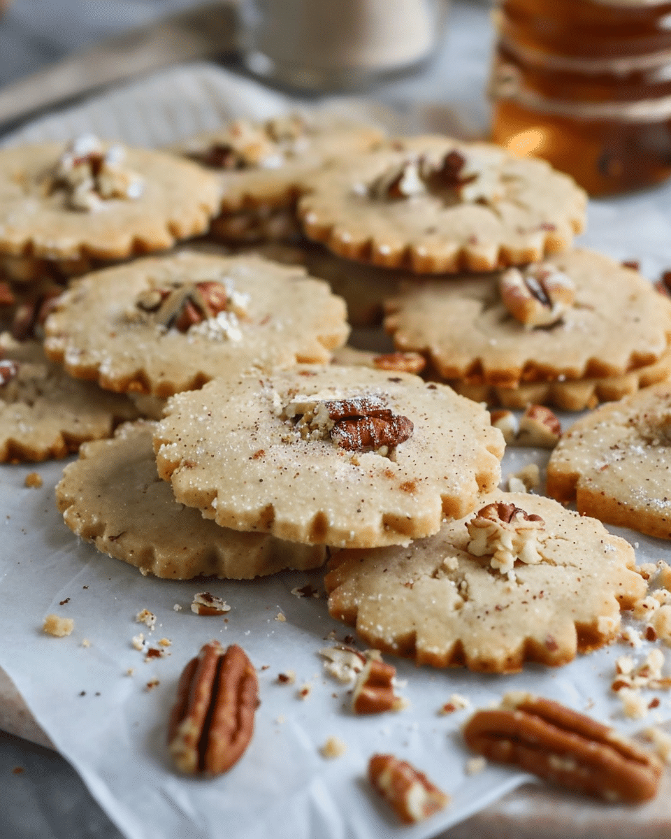 Pumpkin Spice and Pecan Shortbread