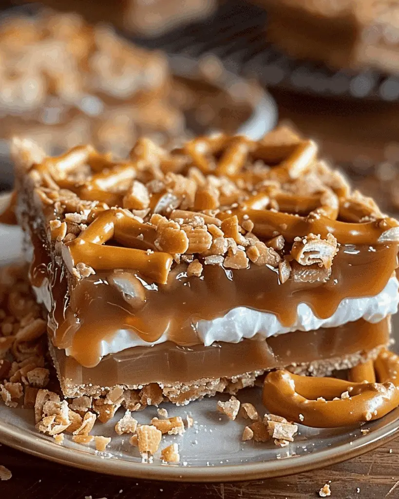 Quick No-Bake Salted Caramel Pretzel Bars for Sweet Cravings